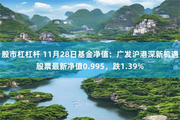 股市杠杠杆 11月28日基金净值：广发沪港深新机遇股票最新净值0.995，跌1.39%