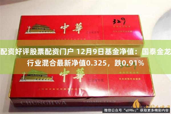 配资好评股票配资门户 12月9日基金净值：国泰金龙行业混合最新净值0.325，跌0.91%